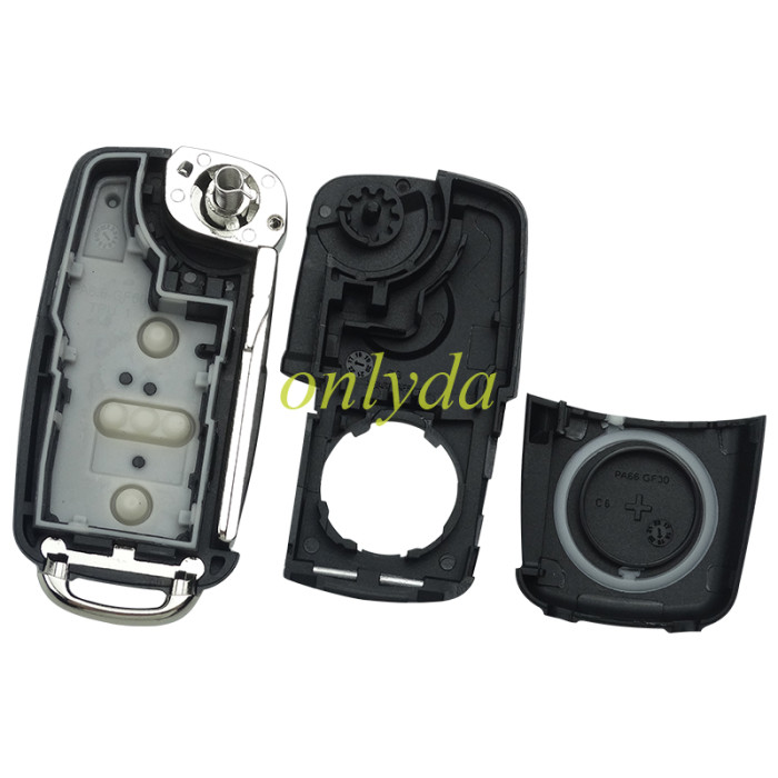 For VW 4 button remote key blank
