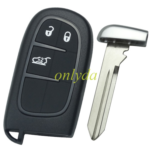 For Chrysler 3 button  remote key shell with blade