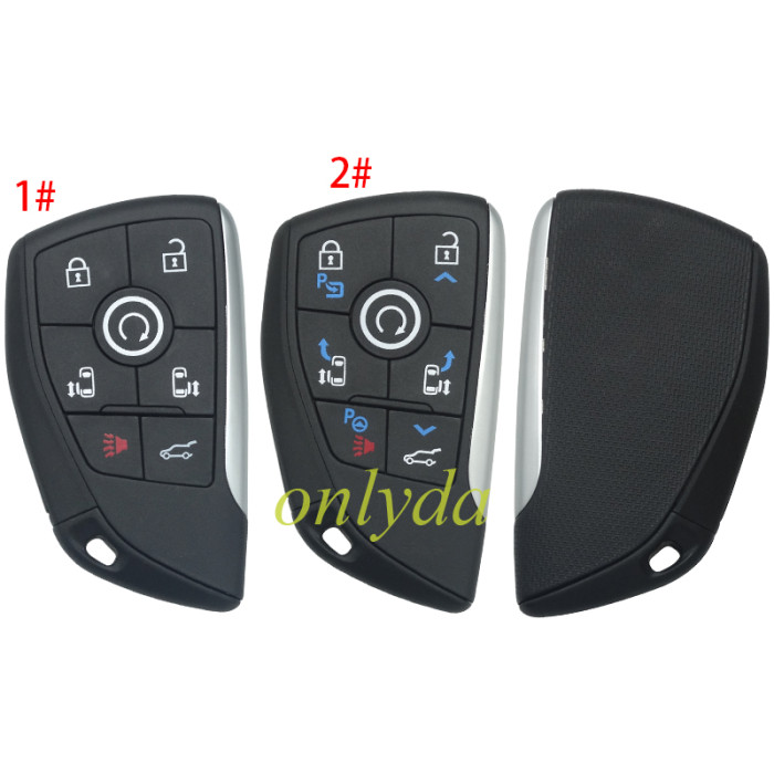 For Chevrolet remote key  shell with cross badge place(please choose button)
