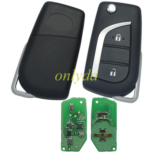 OEM Toyota Corolla   2 button Flip Remote Key 433MHz  FSK  2019+  part number ：B2A2F2R with WS21 ID74 H 8A Chip  Page:39