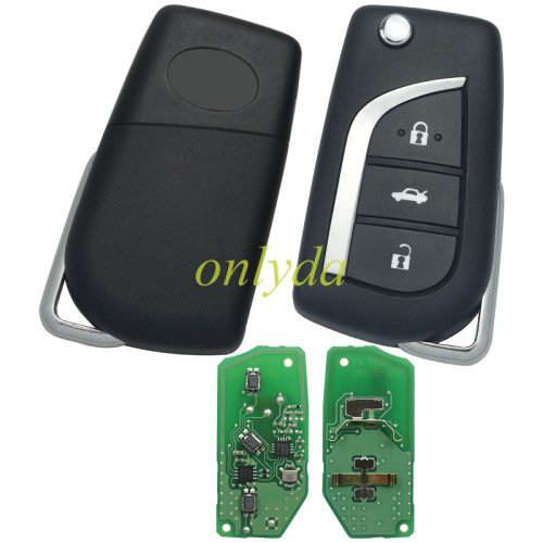 OEM Toyota Corolla   3 button Flip Remote Key 433MHz FSK  2019+  part number ：B2A2F2R WS21 ID74 H 8A Chip  Page:39