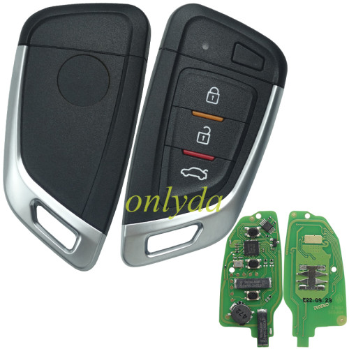 For XHORSE Universal Remotes 3 button Keyless Smart remote key with Proximity function VVDI2 PN: XSKFO1EN  VVDI Key Tool VVDI2