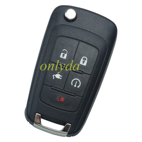 For Chevrolet  Remote key case with 4+1 button (please choose the type of logo)