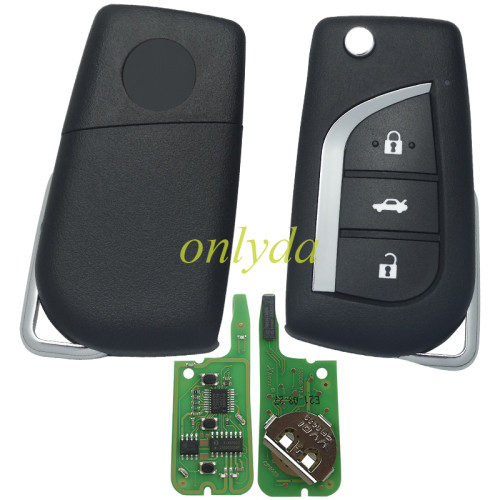 For Xhorse VVDI Key Tool VVDI2 Wireless Flip Remote Key XNTO00EN