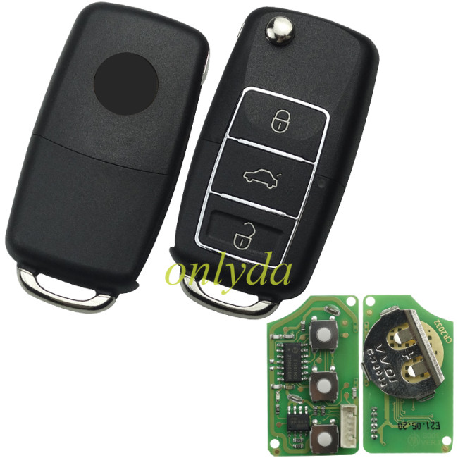 For Xhorse VVDI  Remote Key B5 Type 3 button Universal Remote Key  XKB506EN