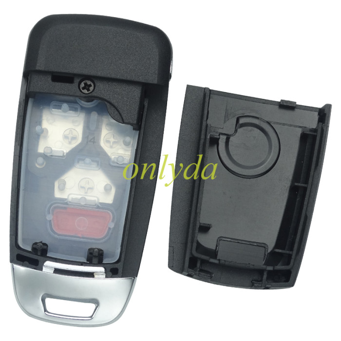 For Xhorse VVDI   Audi Type Universal Remote Flip Key 3+1 Buttons Wireless XNAU02EN