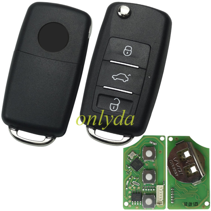 For Xhorse VVDI  Remote Key B5 Type 3 button Universal Remote Key XKB510EN