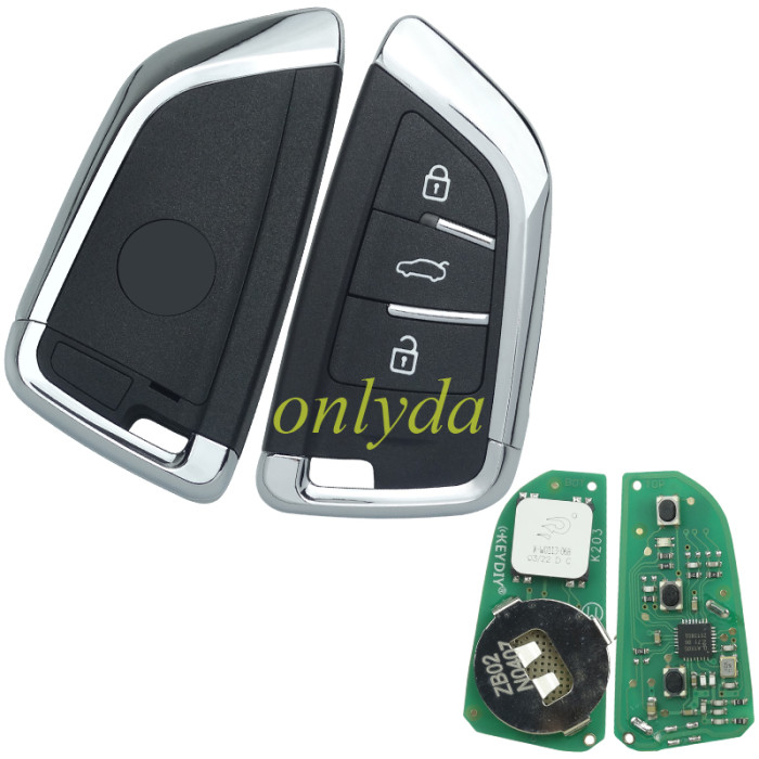 KeyDIY brand smart Remote key  ZB02-3 3 button  smart key for KD X2  and KD MAX