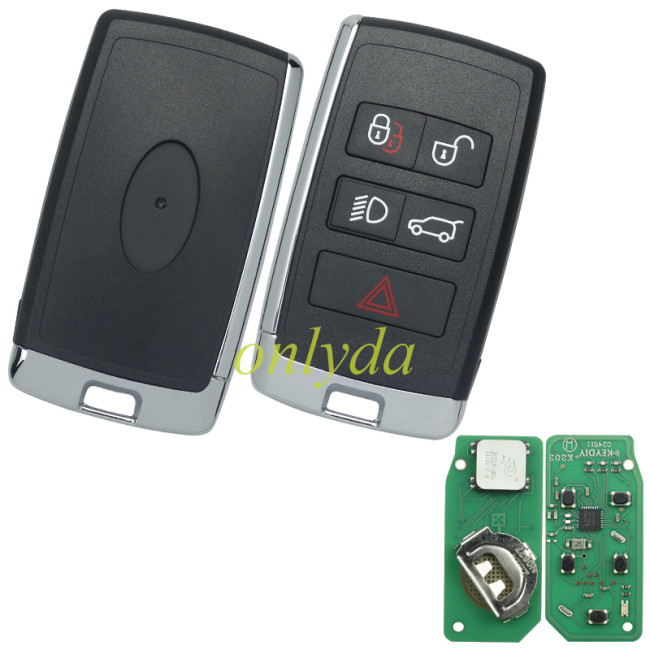 KEYDIY Remote key 5 button ZB24-5 smart key for  KD-X2  and KD MAX