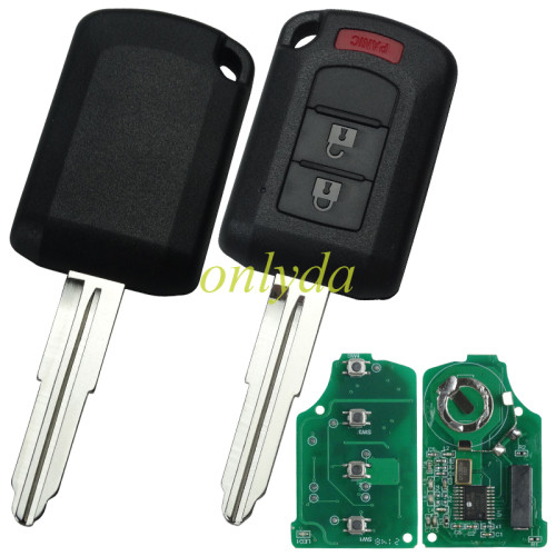 For Mitsubishi  2+1 button  for 2018-2020 Mitsubishi Eclipse, Cross Remote Key - 315MHz  FCC: 6370C135 / ID 47