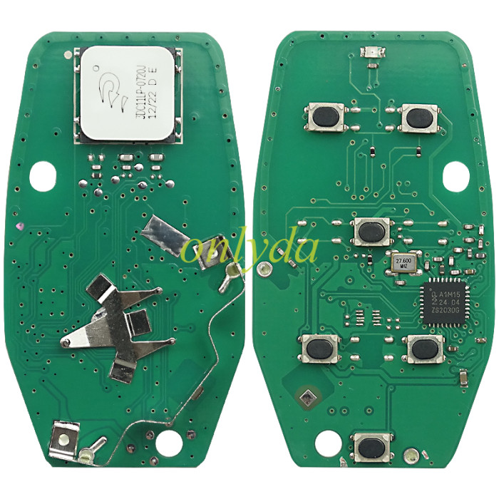 Smart Key For  2021 Jeep Wagoneer 433MHz ASK NCF29A1M / HITAG AES / 4A CHIP A3C0085150200 FCC ID: M3NWXF0B1 IC: 7812A-WXF0B1 P/N: 68377534AB(Please choose the button)