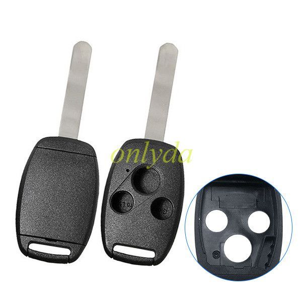 For Stronger upgrade 3 buttons remote key shell （With chip slot place)