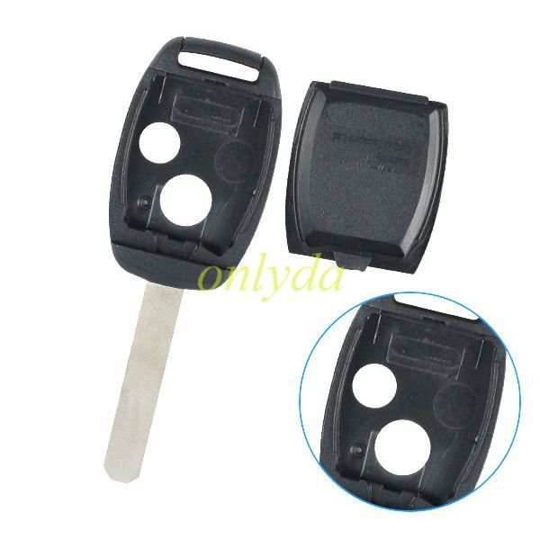 For Stronger upgrade 2 buttons remote key shell （Without chip slot place)