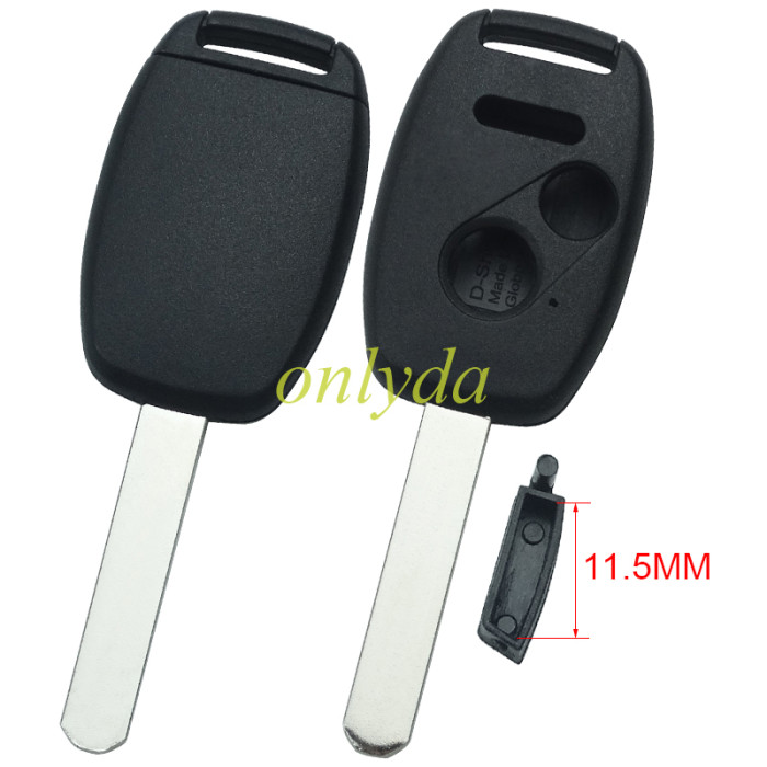 For Stronger Honda upgrade 2+1 buttons remote key shell（With chip slot place)