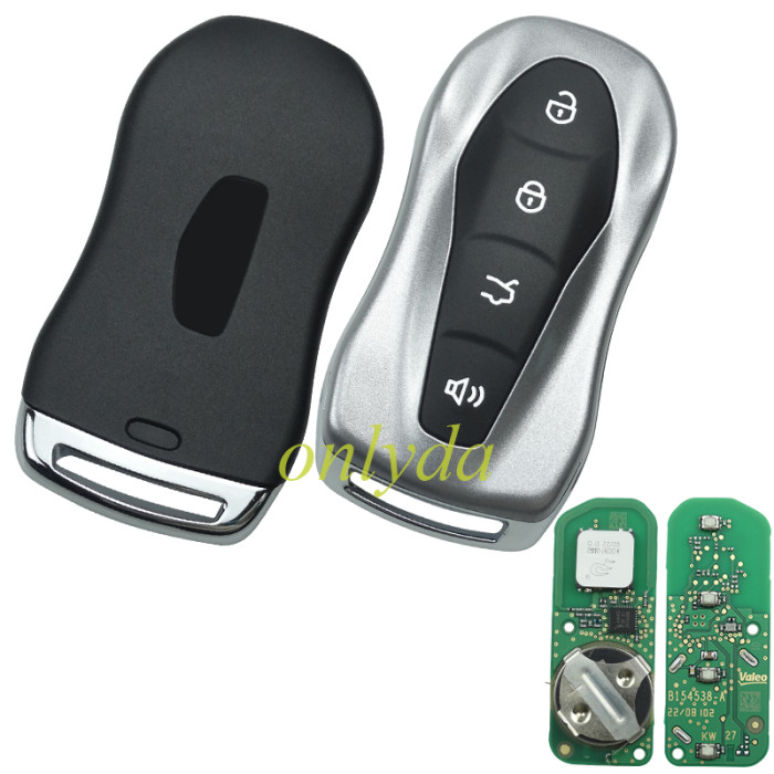 2022 for geely Azkarra remote with transponder 4A, 7938X, 433.38MHZ