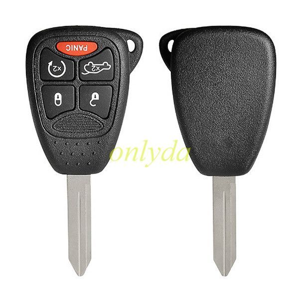 for Stronger Upgrade 4+1 button remote key blank