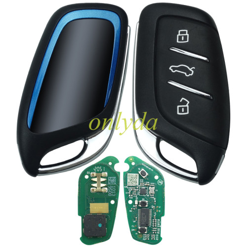 For original MG  smart 3 button remote key MG6 433MHZ WITH 47chip