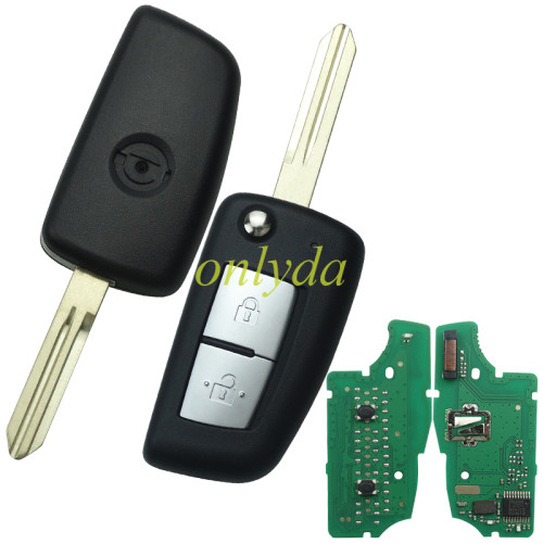 aftermarket Nissan  2 button  remote key  with PCF7961M 4A chip with  434mhz