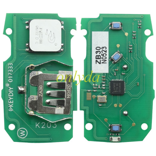 KEYDIY Remote key 3 button ZB30 smart key for KDX2 and KD MAX（please choose the color）