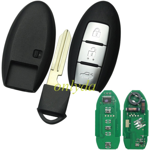 After market for Nissan 3button remote key With 433mhz Leaf electric  2019-2021              Blue Bird 46chip 17LP2170T2 CWTWB1G0169