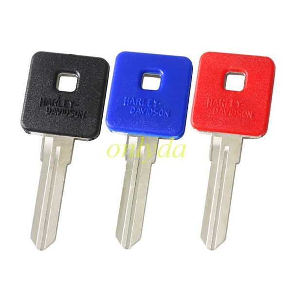 For  Harley motor key shell with right blade , can choose the color black blue red