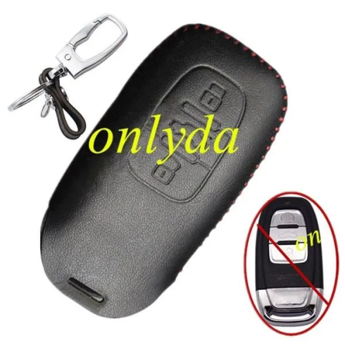 For Audi 3 button key leather case used  A1 A3 A4 A5 A4L A5 A6L  Q3 Q5 Q7 A8 A8L RS5