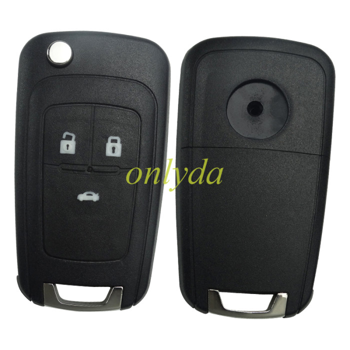 For Opel 3 button key blank repalce original key with HU100 blade