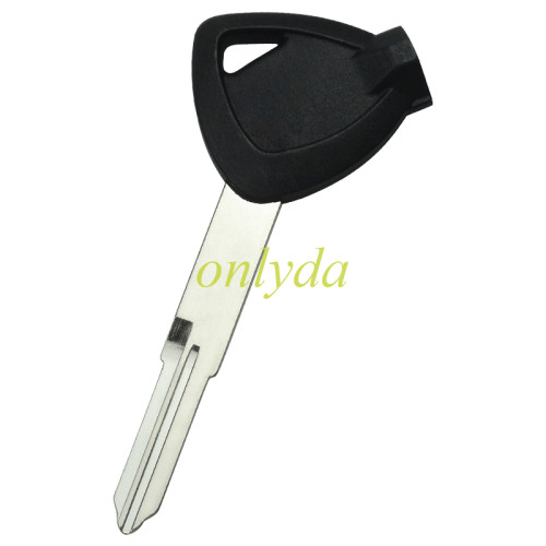 For Suzuki Haojue motorcycle key blandk with right  blade,with unremovable printed badge