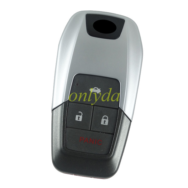 For Toyota modified remote key blank（please choose the color of back cover）