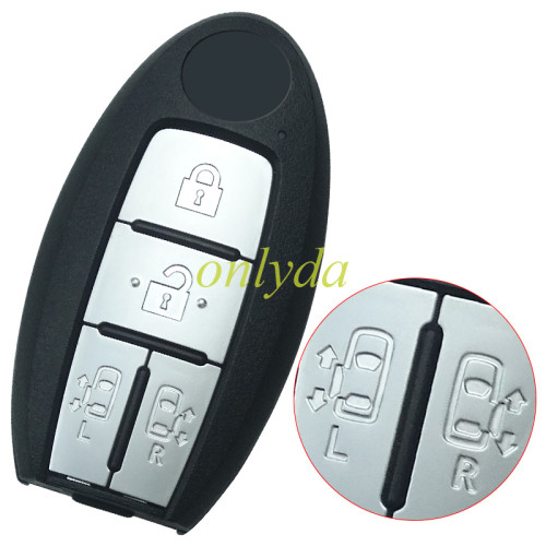original for  Nissan 4 button remote key with 433.92mhz S180144604