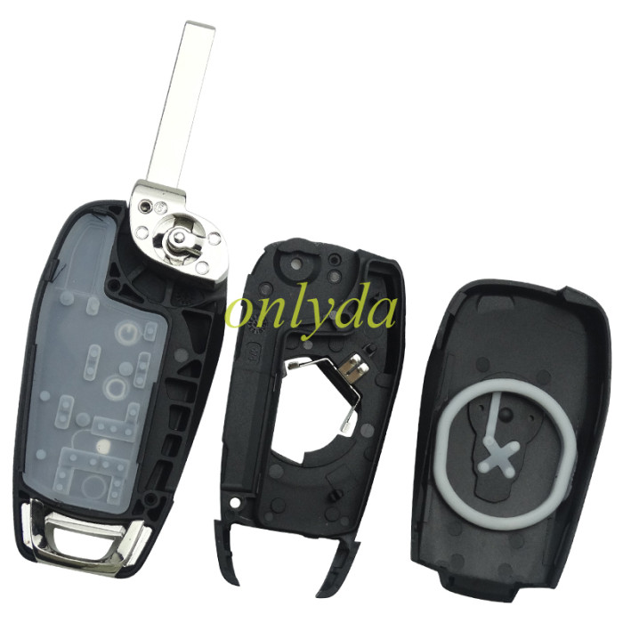 For Chevrolet 2/3 button remote key  with 4A chip 434mhz,aftermarket (please choose key shell )