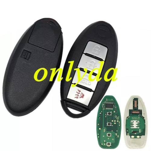 For Nissan new Sunny 3+1 button remote key with 315mhz with 46-PCF7952