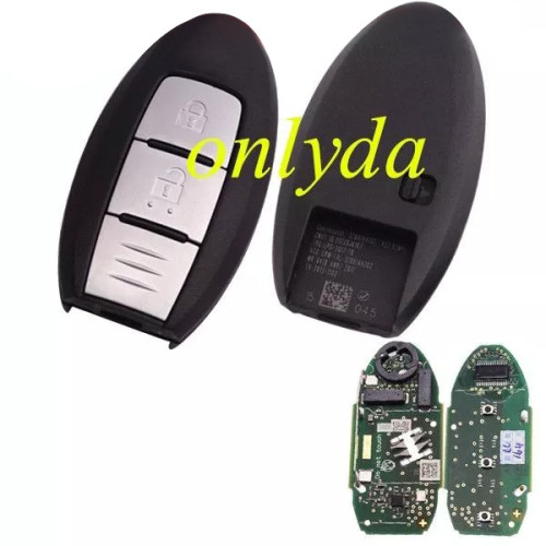 For  Nissan keyless 2 button remote key with 315mhz  Chip  is PCF7953, &7938&4A  pcb numer is A2c32301600 continental:S180144102 CMIIT ID:2012DJ6167