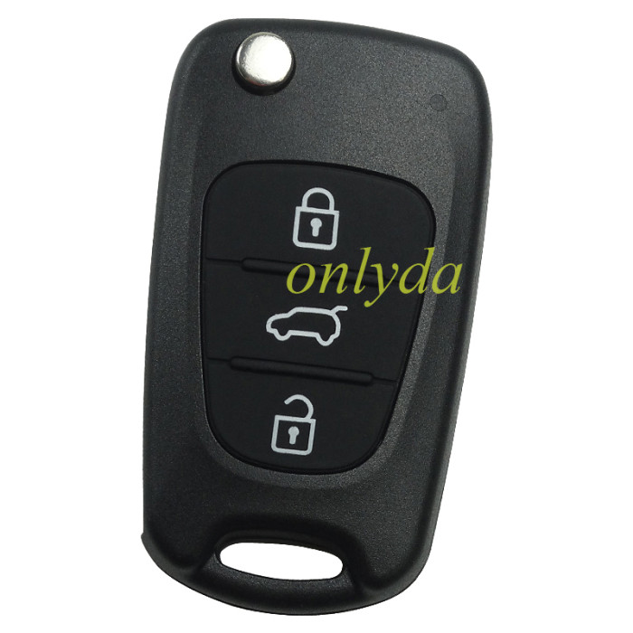 For Hyundai I30 and IX35 ,3 button remote key blank with HY22 blade, can choose the type of back cap