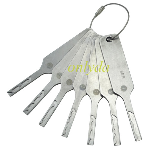 Quick opening tool HU92 for lock picking tools