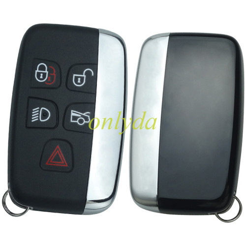For Jaguar 5 button remote key blank ，Border without words with jaguar on the back