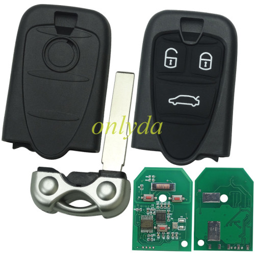 For Alfa aftermarket 3 button remote key with 433mhz with 7941 chip ASK