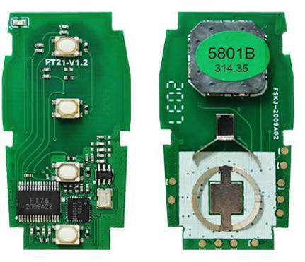 4 Button keyless 314.35MHZ Lonsdor Subaru 2014-2020 Smart Board key remote  FT21-5801B 4D chip 3 button 434mhz HYQ14AHB 281451-5801