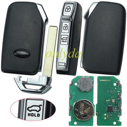 Smart Key Fob  3 Buttons Remote For KIA Sportage 2019-2022  P/N:  95440-F1300 FCC ID: FOB-4F23 433MHz  NCF 2951 HITAG3 chip