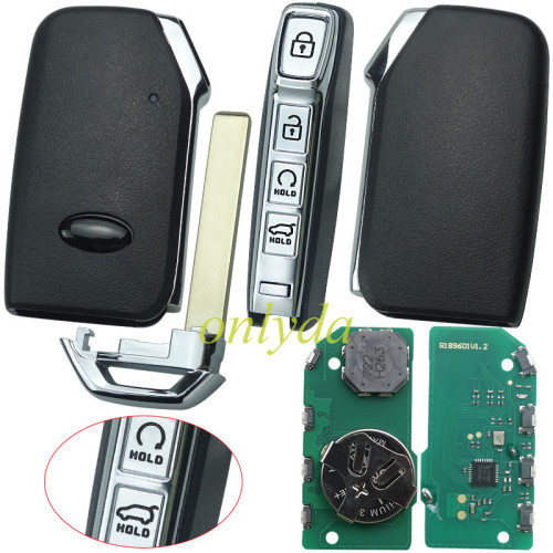 Smart Key Fob 4 Buttons Remote for  Kia Sportage 2019 4 Buttons/433MHz / NCF 29A1X HITAG3 /  P/N:  95440-F1200