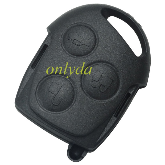 For FORD Focus 3 button  remote key shell (with battery clamp)