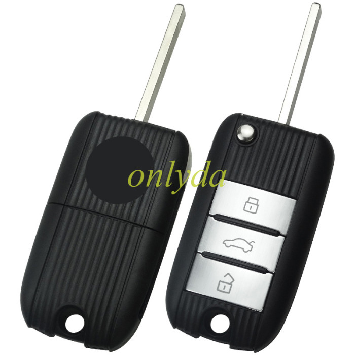 For Roewe 3 button remote key blank