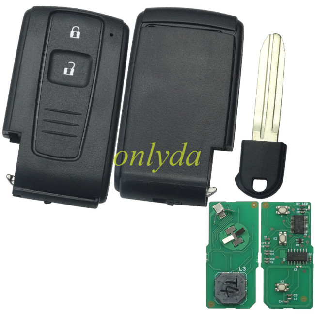 For Toyota Prius   2 button 433 mhz  / 312 MHz  ID70E ( Page 1 )   HANDSFREE / KEYLESS GO   Tokai Rika B31EA