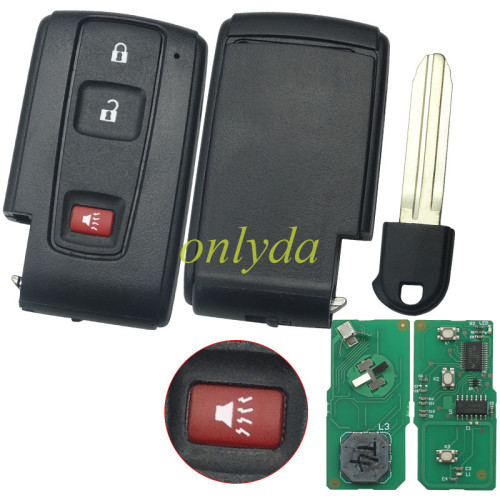 For Toyota Prius   3 button 433 mhz  / 312 MHz  ID70E ( Page 1 )   HANDSFREE / KEYLESS GO   Tokai Rika B31EA