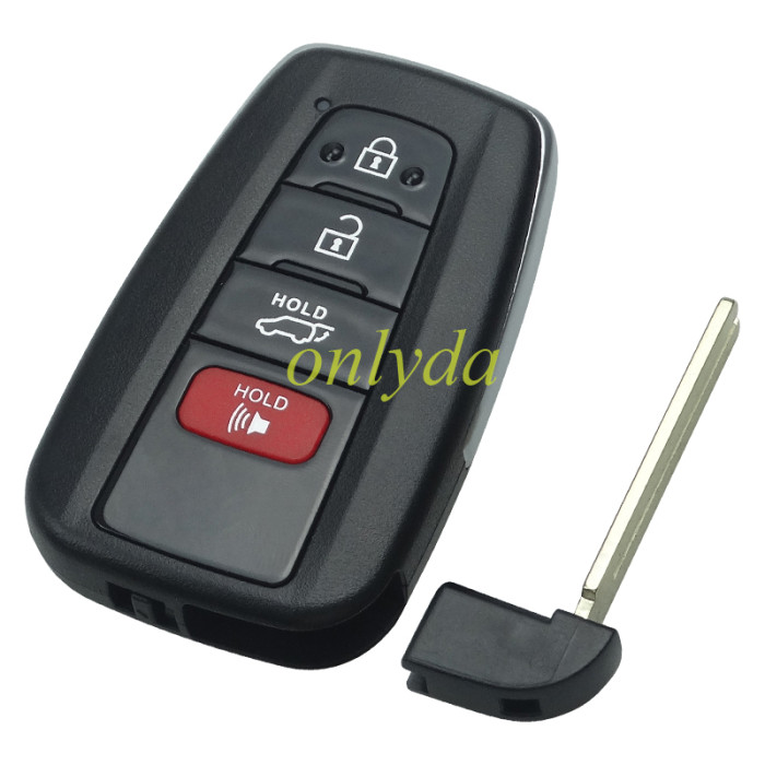 For Toyota 3+1 button remote key with blade    FCC ID : HYQ14FBC 0351 BOARD RAV4 314.36Mhz-312.1Mhz