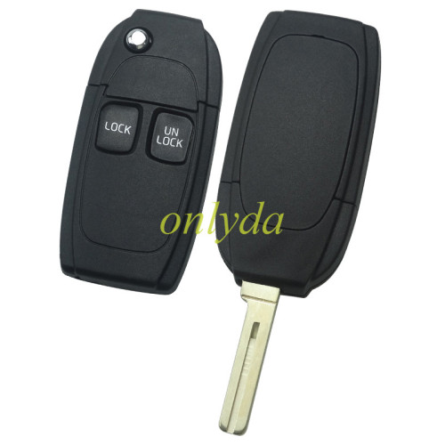 For Volvo 2 button flip remote   key shell