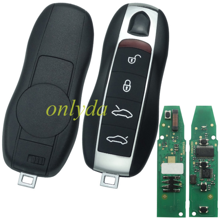 For Porsche 4 button unkeyless  remote key with 315mhz