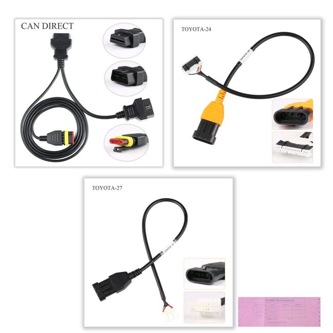 OBDSTAR CAN DIRECT KIT for Reading ECU Data of Gateway Vehicles Similar to COROLLA 4A for DP Plus MK5 Key Master Mini