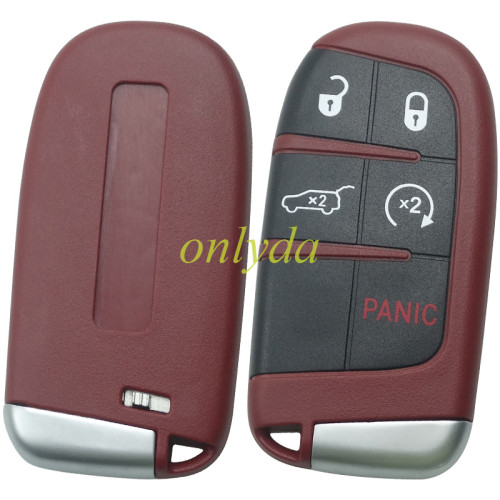 For Chrysler 4+1 button  remote key shell with blade