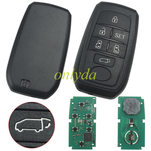 KEYDIY TB01-6 KD Smart Key Universal Remote Control With 8A/Toyota H chip ,please choose the key shell